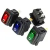 Interruptor Kcd1 Forma de Barco 15*21mm Interruptor Basculante de Dos Pines Interruptor de Encendido para Electrodomésticos Pequeños Interruptor de Lámpara de Escritorio Ventilador