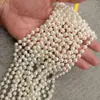 Contas Soltas de Pérola com Furos Pulseira DIY Chapéu de Sol Joias Contas Redondas Lanterna Roupa Contas de Cortina Conectadas em Gota d'Água