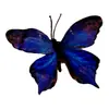 Cabeza de Flor de Mariposa de Goma Suave de Plástico, Decoración del Hogar con Flores Artificiales, Arreglo de Boda, Adornos al por Mayor, Decoración de Mesa para Exteriores