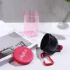 Al por mayor directo de fábrica portátil para deportes al aire libre embudo caja de proteína en polvo combinación con caja de medicinas para alpinismo caja de vitaminas