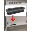 Tapa para Agujero de Caja de Pañuelos 127*26mm Tubo Redondo de Plástico Anillo Decorativo de Presión Integrado Sello y Puerto para Secador de Pelo