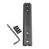Tira de riel de 20 mm, adaptador de base de linterna de mira de 117 mm de largo, riel de 11 ranuras