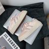 2024 Sapatos Brancos Infantis Verão Novo Estilo Coreano Ins Estudante Casual Estampados Tênis Versáteis Sapatos de Rua BN6702