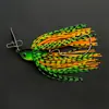 Señuelo de Pesca Anti-Enganche Compuesto Giratorio Lentejuela Silicón de Silicona Biónico Señuelo Falso Barba Hombre Barrera de Agua Hombre Barba Gancho con Cabeza de Plomo
