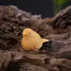 Sândalo Verde Esculpido Pet de Chá Pássaro e Coelho Pequenos Enfeites Sala de Estar Brinquedo Masculino Portátil Animal Fofo Mini Brinquedo de Mão