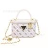 Bolso de Mano Popular para Mujer Estilo Vintage Europeo y Americano 2025 Nueva Moda Color Sólido Versátil Bolso con Cadena Bolso Cruzado