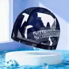 2025 nuevo gorro de natación adulto moda cómodo pelo largo gorro de natación de tela unisex gorro de natación al por mayor