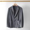 ¡Departamento de negocios de lujo ligero! ¡Sedoso y suave! Ropa de Verano para Hombre con Protección Solar Color Sólido Versátil Casual Delgada Traje Protector Solar