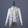 Chaqueta de estilo court para hombre, Atuendo de pasarela de estudio para niños, Estilo británico de actuación, Juego de rol para niños, Disfraz de paje