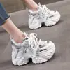 Tênis Plataforma Estilo Dad para Mulheres, Malha Respirável, Nova Moda Verão 2026, Sapatos Casuais Versáteis, Fazem os Pés Parecerem Menores para Pessoas Baixas