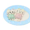 Broche de Gato Dulce Estilo Nuevo, Pin de Animal Lindo, Accesorio de Ropa para Gato de Tela a Cuadros Estilo Coreano