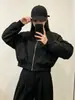 Jaqueta curta feminina 2026 nova de alta qualidade simples casual solta gola alta design moderno jaqueta feminina petite