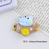 Dibujos Animados Shan Hai Jing Animal Cocodrilo Tiburón DIY Diadema Casera Pasador Llavero Funda para Teléfono Móvil Accesorios de Resina