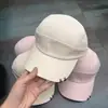Gorra de Béisbol Casual de Hierro Resistente con Aro, Parte Superior Suave, Ala Redonda, Adelgazante y Antienvejecimiento para Mujer, Sombrero de Sol para Primavera y Verano, Gorra de Pico de Pato a la Moda, Moderna
