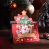 Natal vintage bronzeamento Natal cartão de presente loja de flores loja de cozimento presente pequeno cartão fábrica atacado