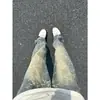 Jeans Jacquard Cleanfit Thorn Pantalones Estilo High Street Americano para Hombre Lavados Rectos Ligeramente Acampanados Pantalones Scimitar