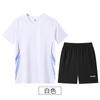 Traje Deportivo Degradado 2025 para Mujer Verano Fitness Camiseta de Manga Corta Ropa de Secado Rápido para Hombre Running Suelto Casual