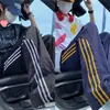 Pantalones Deportivos Cropped de Pierna Recta Modernos para Hombre, Pantalones de Chándal Casuales de Seda de Hielo para Primavera y Otoño, Pantalones Casuales Sueltos de Secado Rápido para Hombre de Verano