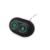 Interruptor de Control de Temperatura para Ropa Eléctrica Calefactora 5V12V, Interruptor de Control de Temperatura de Silicona para Chaleco Calefactor, Interruptor de Ajuste de Temperatura de Tres Niveles
