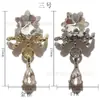 Novo Pingente de Laço Liga Joias para Nail Art Luxo Acessível Meio Asas de Borboleta Franja Corrente de Floco de Neve Decoração de Unha