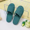 Novas Pantufas de Algodão Baotou Outono e Inverno Casal Casa Interior Femininas Silenciosas Antiderrapantes Tecido Base de Pano Pantufas de Chão Masculinas