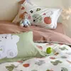 Contador sin conexión 60 algodón grueso lijado cuatro piezas algodón retro flores rotas francesas sábanas de cama otoño e invierno funda de edredón