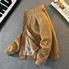 Chaqueta de Cuero para Motocicleta de Gama Alta para Hombre Otoño/Invierno Nuevo Estilo Tendencia Americana Retro Abrigo de Piel Sintética PU con Solapa de Borrego Ropa de Abrigo