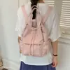Mochila nueva para viajes diarios, mochila casual simple para el trabajo con bolsillos, versátil y ligera 2026