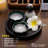 Salón de Belleza Cerámica Platos Mezcladores de Aceites Esenciales Tailandia Olla de Aceites Esenciales Botella de Fragancia Set de Bandejas para Club Plato para Productos de Belleza