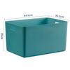 Caja de Almacenamiento de Plástico con Tapa Caja para Guardar Ropa Interior Calcetines en el Armario Contenedor para Guardar Bloques de Construcción de Juguete Cesta para Guardar Bocadillos Libros Ilustrados