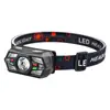 Super Brilhante LED de Pesca Headlamp de Cabeça por Indução Bateria de Ultra Longa Duração Luz Forte Outdoor Longa Distância Carregamento