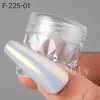 Arte de Uñas Nuevo Transfronterizo Polvo de Luna Botella de Loto Diseño de Polvo Antiderrames Aurora Azul Verde Perla Polvo de Luna Al por Mayor