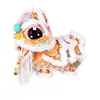 Festival de Mediados de Otoño Danza del León Linternas Kit de Manualidades DIY para Niños Linternas Portátiles Brillantes para Venta en Puesto