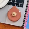 Peine Plegable con Espejo Dos en Uno Lindo Mini Peine de Cojín de Aire para Niñas Peine Plegable de Bolsa de Aire Peine Masajeador Dibujos Animados