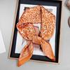 Pañuelo Cuadrado Pequeño Estampado de 70, Pañuelo de Satén Imitación Seda de Verano para Mujer, Pañuelo Decorativo de Cuello para Camisa Profesional, Pañuelo Versátil al por Mayor