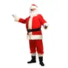 Comercio Exterior Transfronterizo Ropa Navideña Disfraces de Papá Noel Terciopelo Dorado Ambiente Festivo Ropa de Performance Cosplay Venta al por Mayor