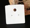 Tarjeta para aretes de comercio exterior, tablero colgante de plástico, gancho de PVC, tarjeta para aretes 4*4.5, tarjeta para aretes en blanco sin palabras