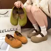 Zapatos Mary Jane de moda para mujer que aumentan la altura, con una sola correa, nuevos slip-on otoño 2026, puntera redonda, suela gruesa, bailarinas
