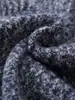Serie Business Casual Otoño e Invierno 2024 Cardigan Grueso para Hombre con Cuello de Tortuga Medio y Cremallera Cardigan Más Fácil de Combinar Chaqueta Holgada