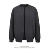 Cárdigan de punto para hombre, nueva colección otoño/invierno 2026, suéter de alta gama con cuello de béisbol