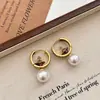 Pendientes Únicos de Perlas de Saturno Retro Vintage, Aros Vintage de Lujo Ligero, Tachuelas y Clips para Orejas de Doble Uso