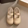 Zapatos Mary Jane poco profundos de punta redonda, estilo retro casual de moda para mujer, nuevo modelo primavera y otoño 2026, adecuados para combinar con faldas, con aumento de altura incorporado