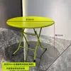 Mesa Plegable Redonda Pequeña de Acero Inoxidable para Casa de Alquiler para Comer y Tareas Mesa Cuadrada para Puesto Exterior