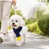 Bufanda cálida para cuello de gato mascota, bufanda para gato con decoración de borlas, bufanda de cuello ajustable para gatitos y perros