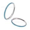 Guanzhiniu Joyería de perforación de titanio ASTM F-136 anillo de nariz clavo de nariz clavo de gusano de oreja clavo de hueso de oreja suministro directo de fábrica en stock