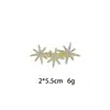 Grampo de Cabelo de Strass Floco de Neve Novo Transfronteiriço Presilha para Franja Lateral Presilha Jacaré Acessório de Cabelo para Meninas com Strass Brilhantes