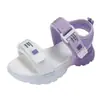 Sandalias de Niña Verano 2026 Nueva Moda Zapatos Deportivos Infantiles para Niños Mayores con Suelas Suaves y Puntera Abierta para Niñas Estudiantes Zapatos de Playa
