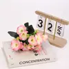 Flores de campanilla artificiales, impresas en 3D, para bodas, arreglos florales de salón de bodas, decoración del hogar, artificiales surtidas para combinar