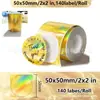 Amazon Pegatina de Etiqueta Térmica Láser Holográfica Océano 50x50mm Autoadhesiva Redonda Papel para Impresión Térmica