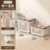 Cesta de Lavandería para el Hogar, Cesta de Almacenamiento para Ropa Sucia, Alta Apariencia, Baño, Cuarto de Ducha, Divisor, Portaropa Móvil, Cesta de Lavado